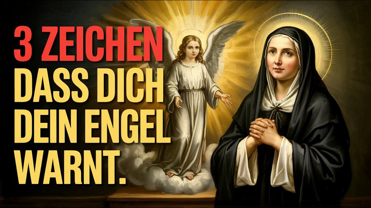 Die heilige Faustina enthüllte 3 Zeichen, dass Ihr Schutzengel Sie vor spiritueller Gefahr warnt