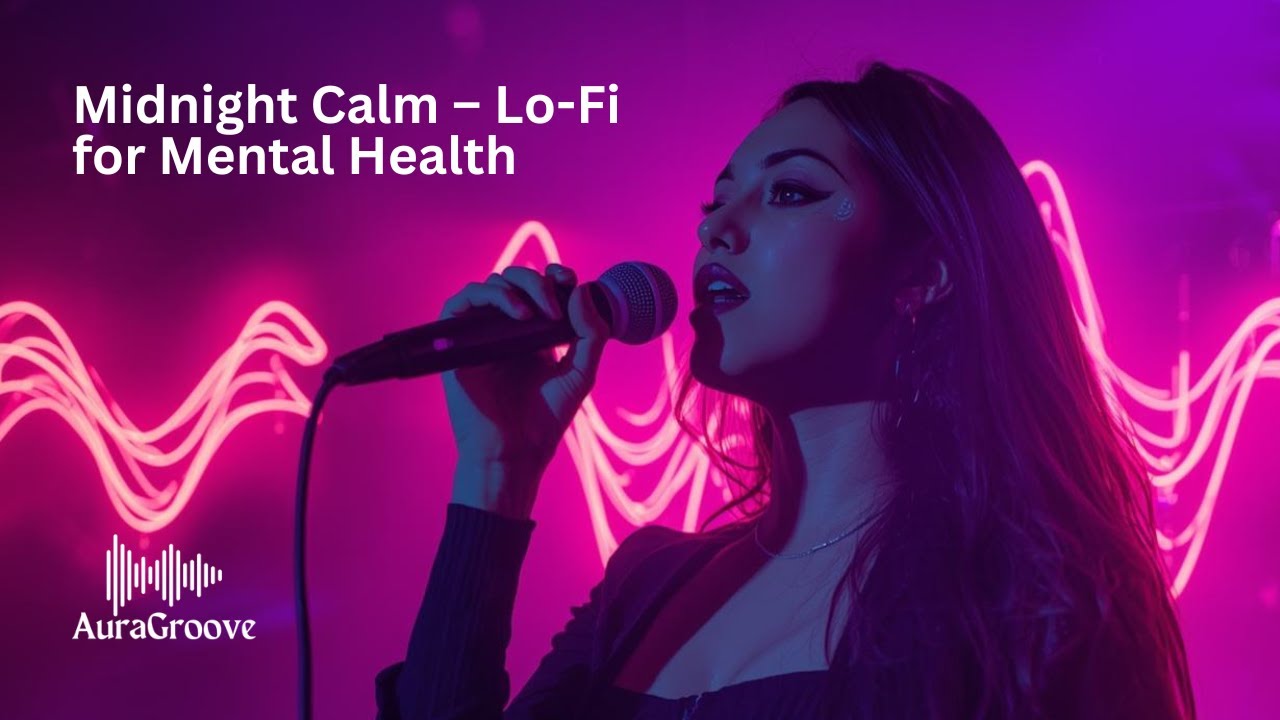 Midnight Calm - Lo-Fi for Mental Health Playlist Loop | AuraGroove #music #jazz