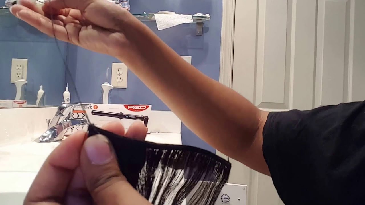 How to make clip-in bangs