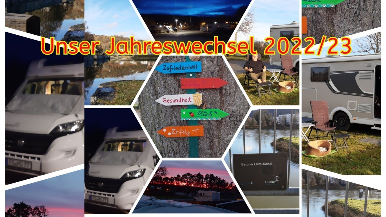 Unser Jahreswechsel 2022/23... Kelheim und Brombachsee   #Vlog1/23