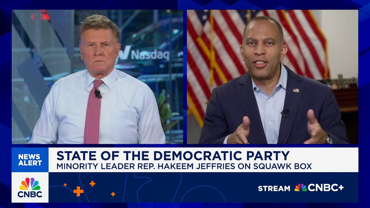 House Minority Leader Rep. Jeffries: As Democrats we believe in a strong floor and no ceiling