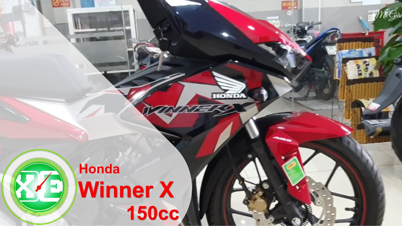 XE & XE | Honda Winner X 150cc 2021 - Phiên bản Camo | Đỏ đen bạc