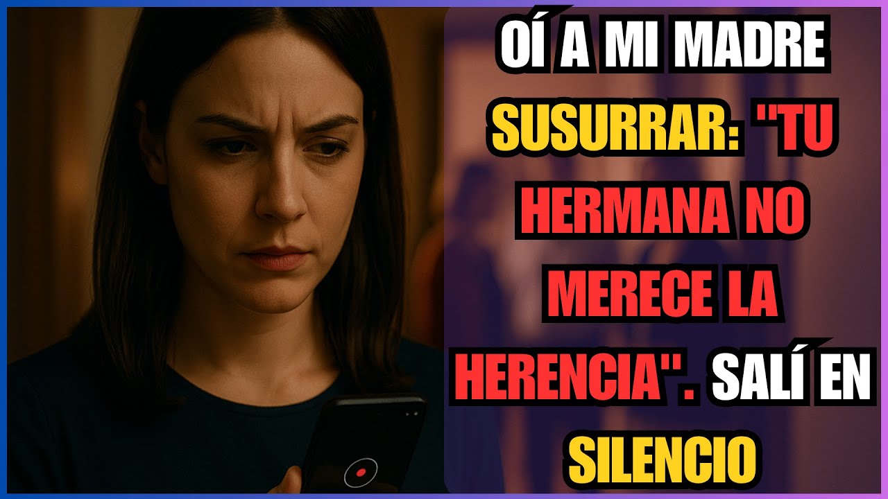 OÍ A MI MADRE SUSURRAR: 
