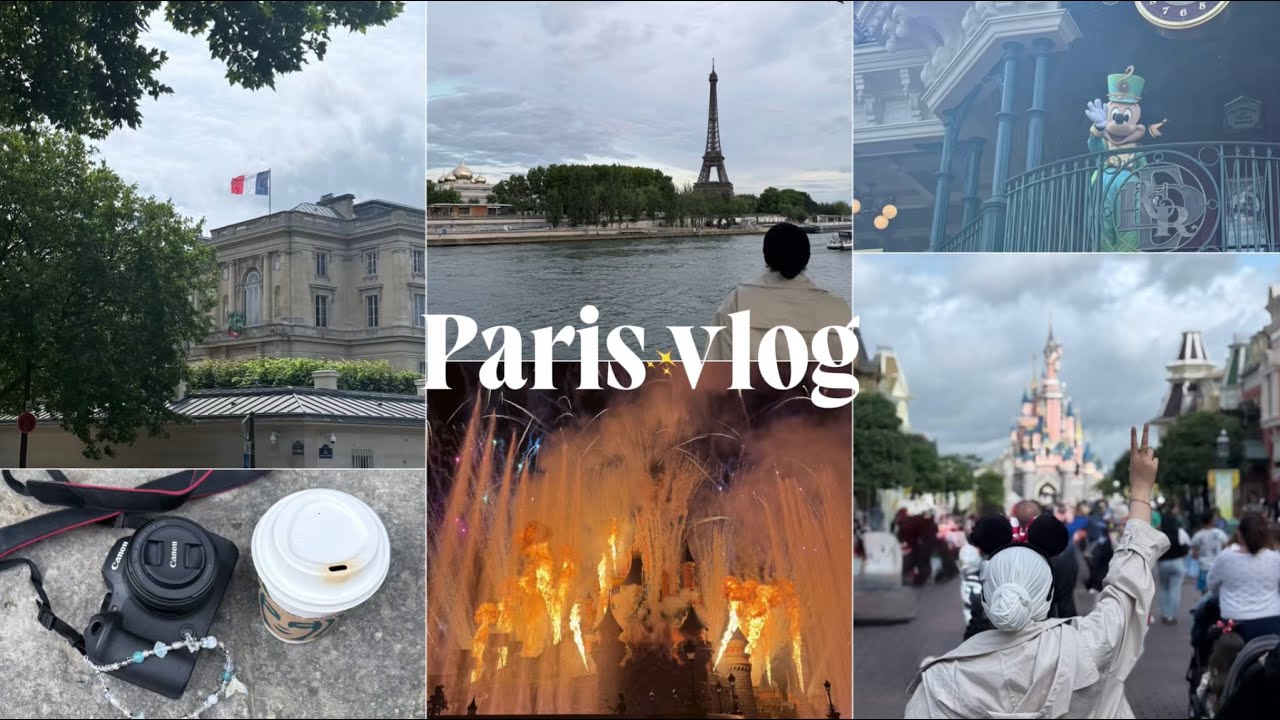 Vlog9| فلوق الأحلام: باريس و ديزني لاند 🇫🇷🏰✨ا Paris vlog