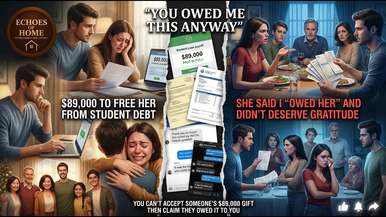 I Paid Off My Sister's $89,000 Student Loans So She Could Start Her Life Debt-Free. She Told...
