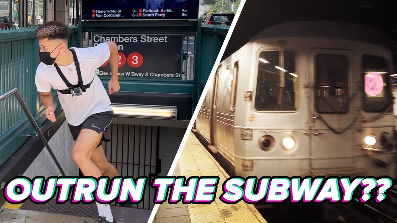 Track Star Races The NYC Subway