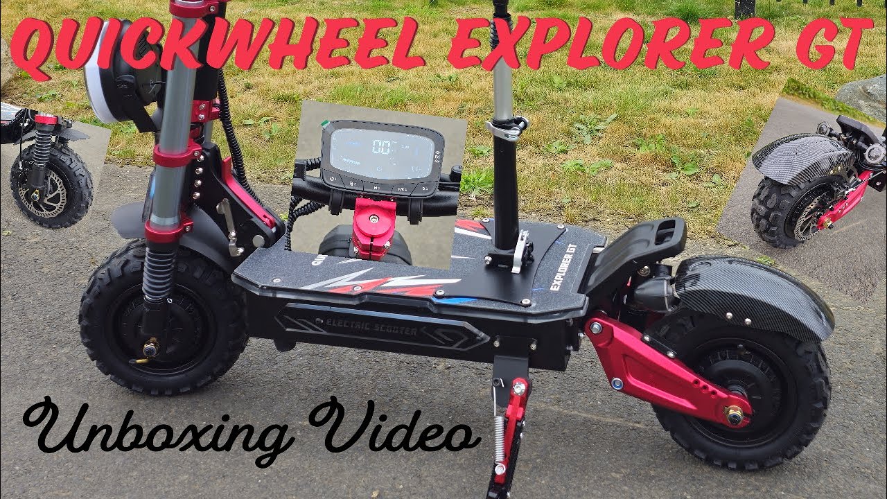Unboxing The Quickwheel Explorer GT 2024 | 6000w 60v Electric Scooter 100km/h range