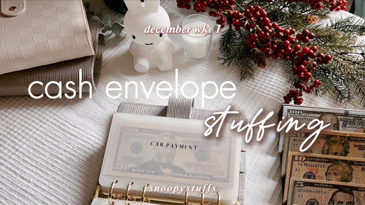 cash stuffing | $677 | dec paycheck 1