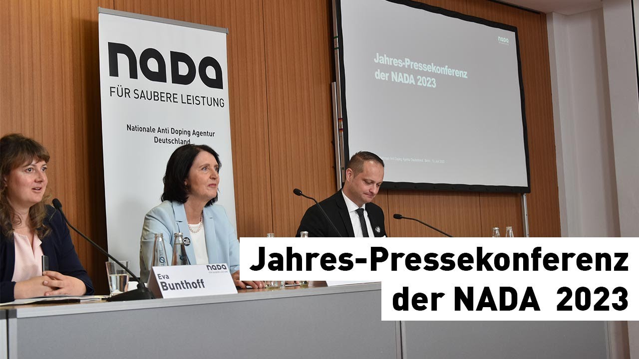 Jahres-Pressekonferenz der NADA 2023