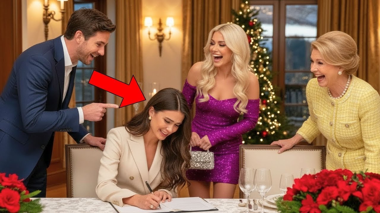 Ils la forcent à divorcer au dîner de Noël — jusqu’à l’appel de son père