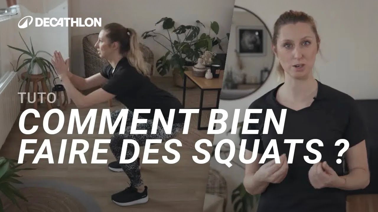 TUTO - Comment bien faire des squats ? 🏋️‍♀️ | Decathlon