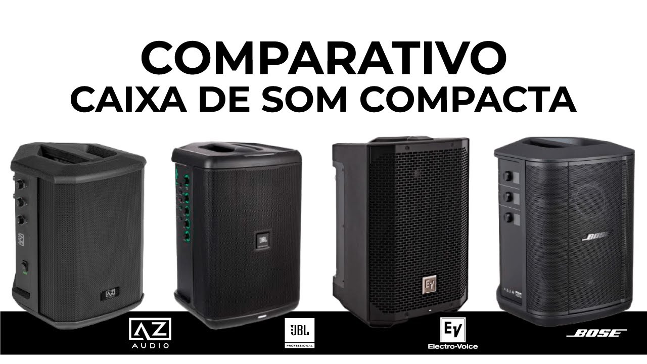 S1 PRO+, EVERSE 8, EON ONE COMPACT, Z1 COMPACT PRO - Caixas de Som Compactas | VÍDEO COMPARATIVO
