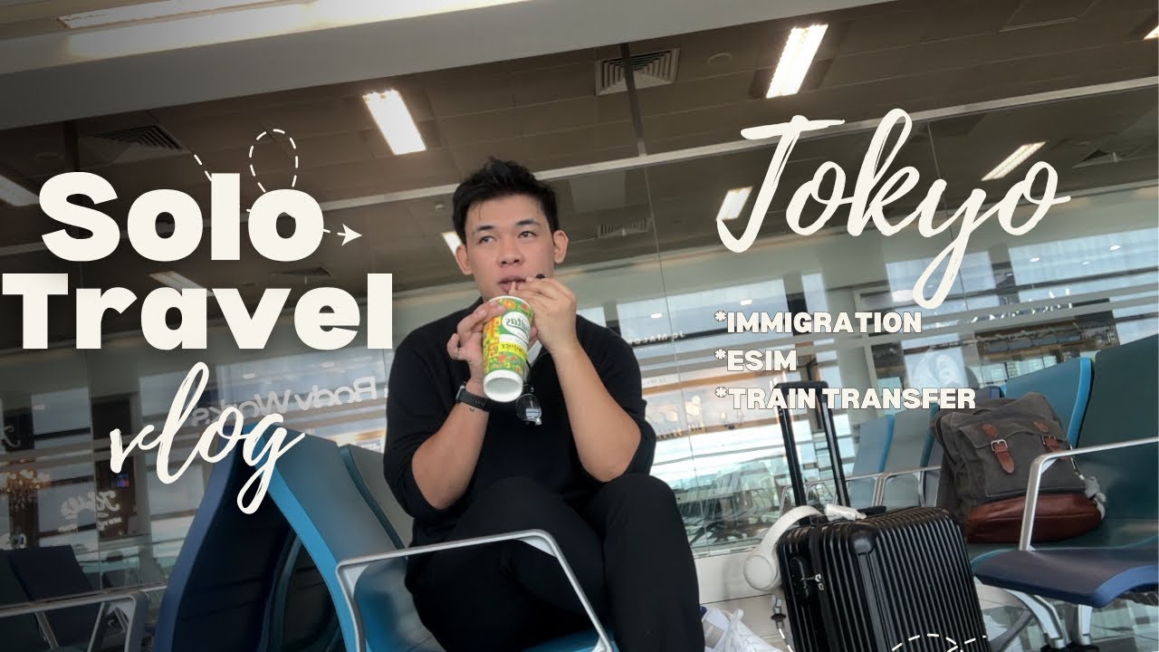 SOLO TOKYO Vlog 2025 : First Time in Tokyo, Immigration, ESim, ATM and Train Transfer