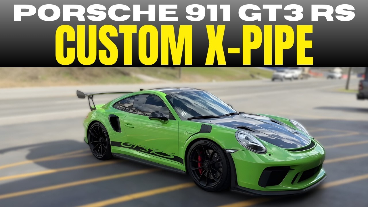 Porsche 911 GT3 RS 4.0L с оппозитным 6-цилиндровым двигателем 2018 года выпуска, с кастомной X-об...