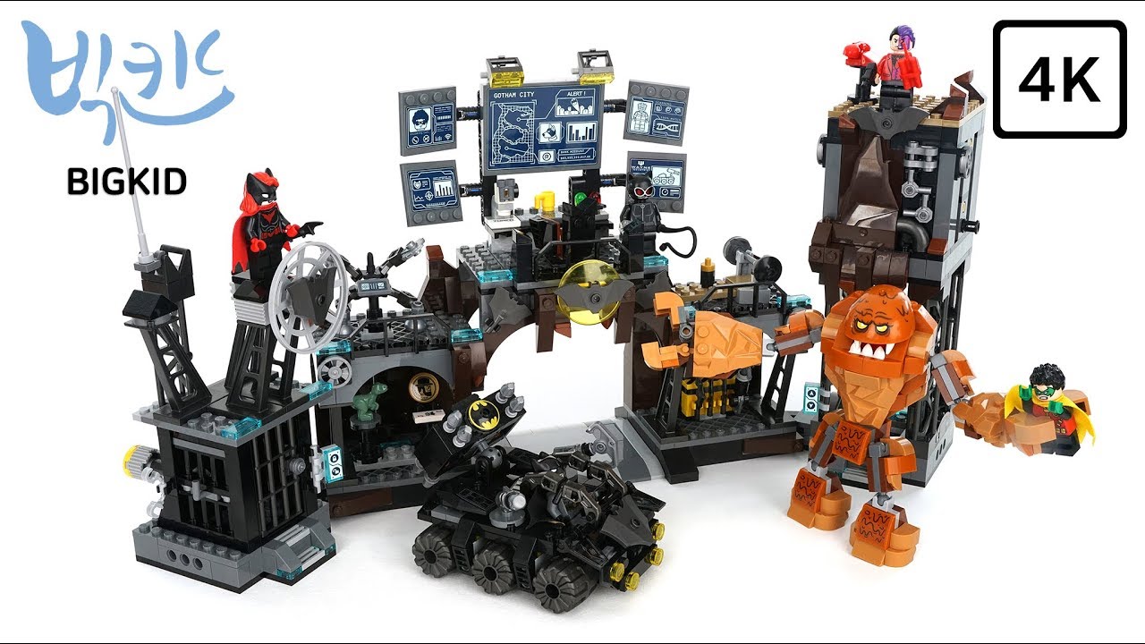 LEGO DC Super Heroes Batman 76122 Batcave Clayface Invasion - Lego Speed Build 4K
