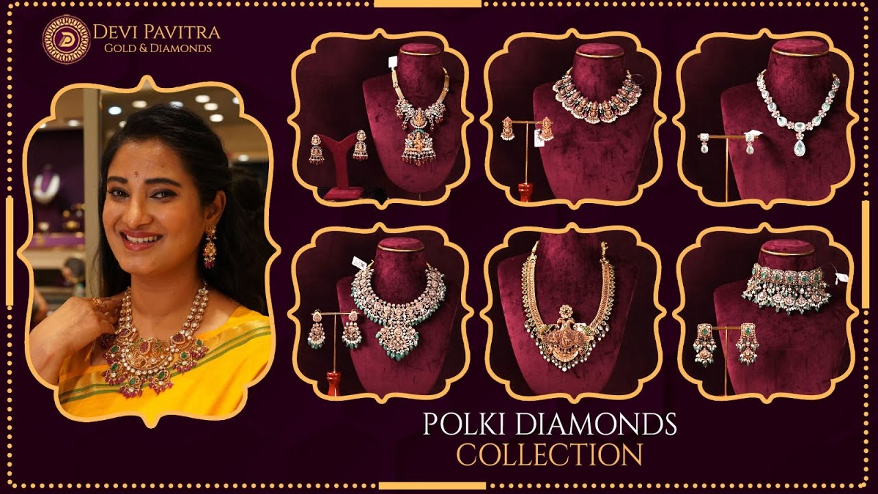 Polki Diamonds Bridal Collection | Necklace | Choker | Ear Rings II Devi Pavitra Gold & Diamonds