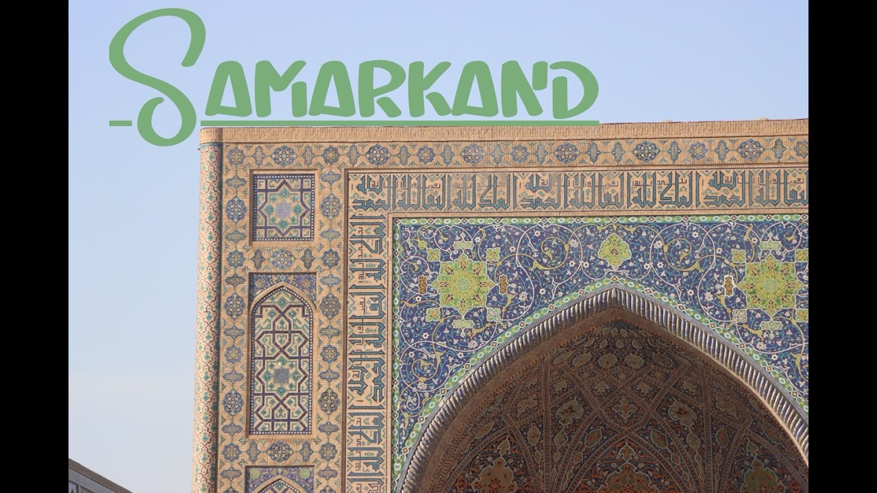 Samarkand, Written in Blue and Gold