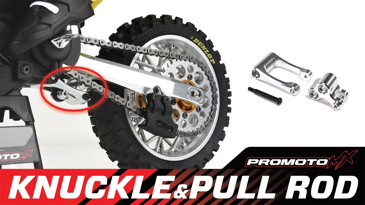 LOS364001 ALUMINUM KNUCKLE & PULL ROD INSTRUCTIONS - LOSI PROMOTO-MX