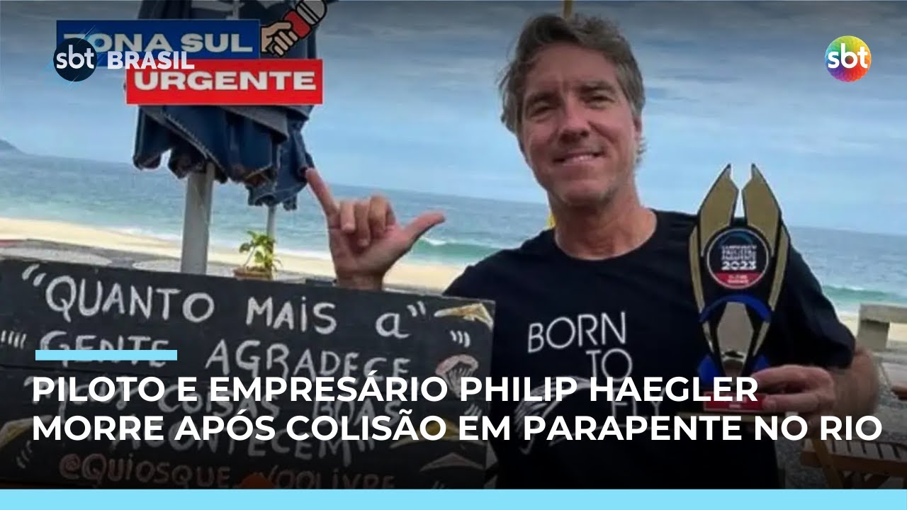 Bicampeão brasileiro de voo livre Philip Haegler morre após colisão em parapente no RJ | #SBTBrasil