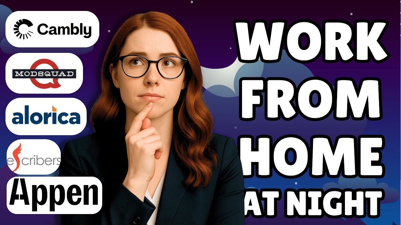 5 Easy Remote Jobs You Can DO at Night (2025)