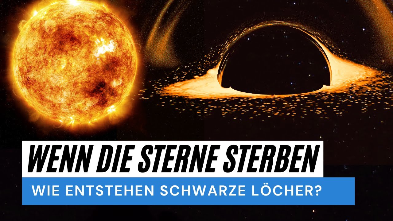 Der Prozess vom Stern zum SCHWARZEN LOCH | Physik2Go