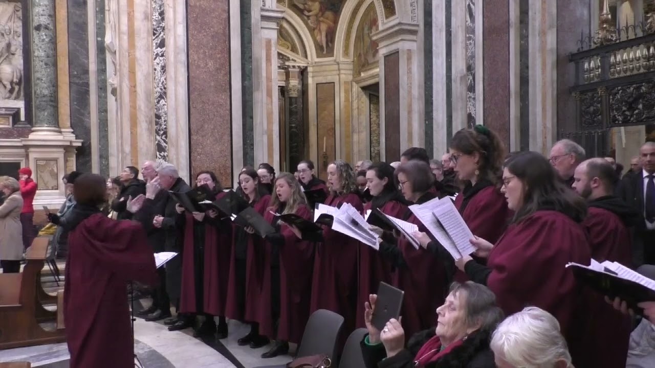 The Lassus Scholars sing Palestrina Missa Papae Marcelli in Rome, Jan 15th 2025  Kyrie
