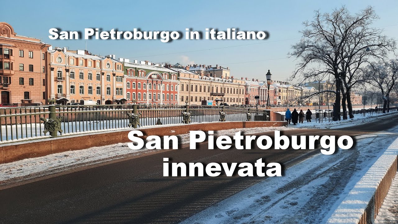San Pietroburgo innevata, l'inverno 2021