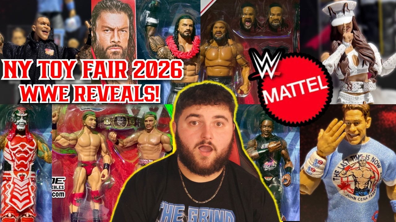 LOTS OF BRAND NEW WWE ACTION FIGURES REVEALED!!! NY TOY FAIR 2026 FULL BREAKDOWN!