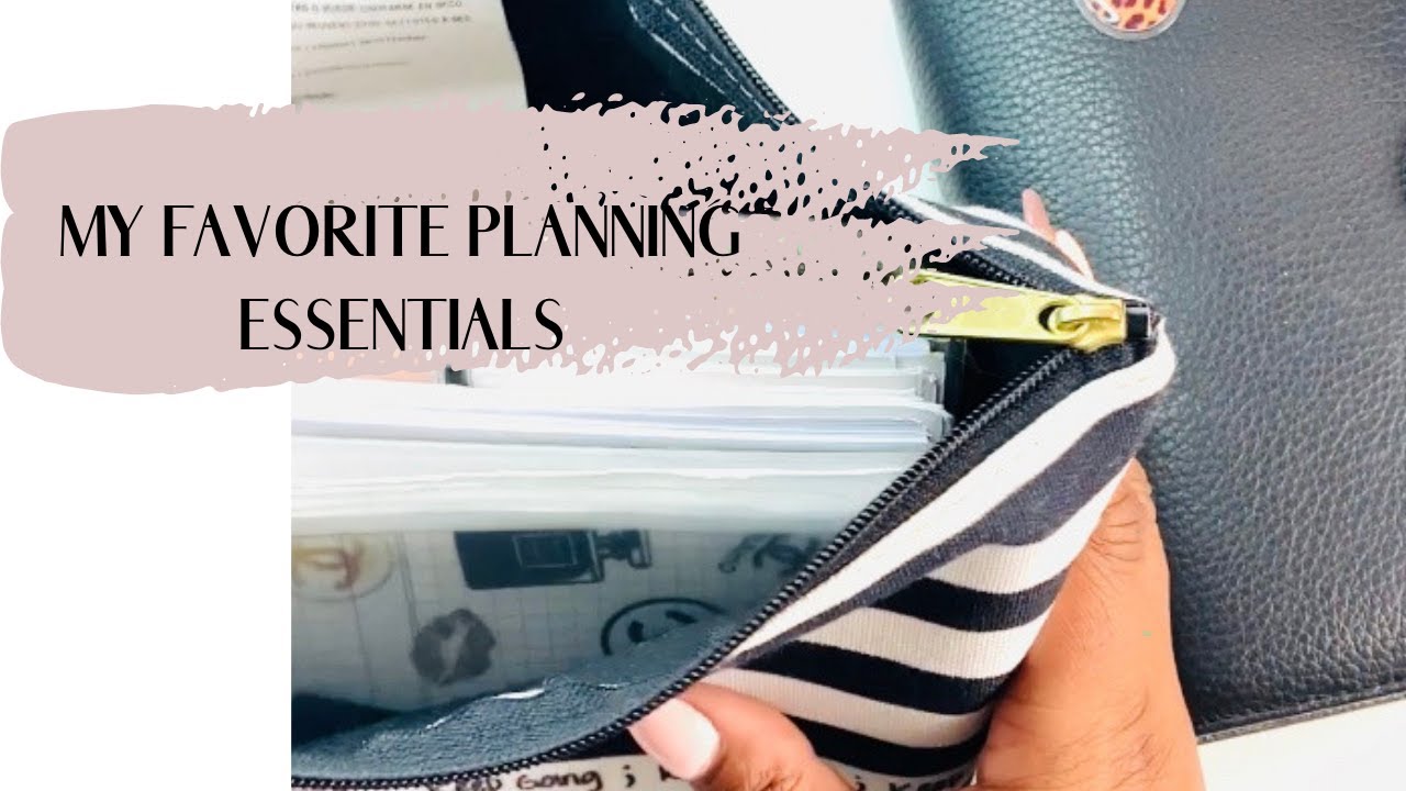 MY FAVORITE PLANNER ESSENTIALS | MINIMAL PLANNING | FUNCTIONAL PLANNING