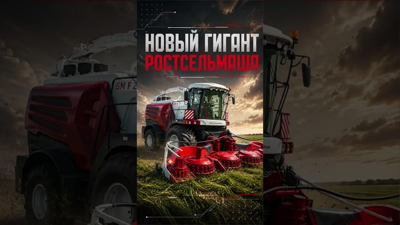 Ростсельмаш начал выпуск нового кормоуборочного гиганта RSM F 2750 #комбайн #аграрий #сельхоз