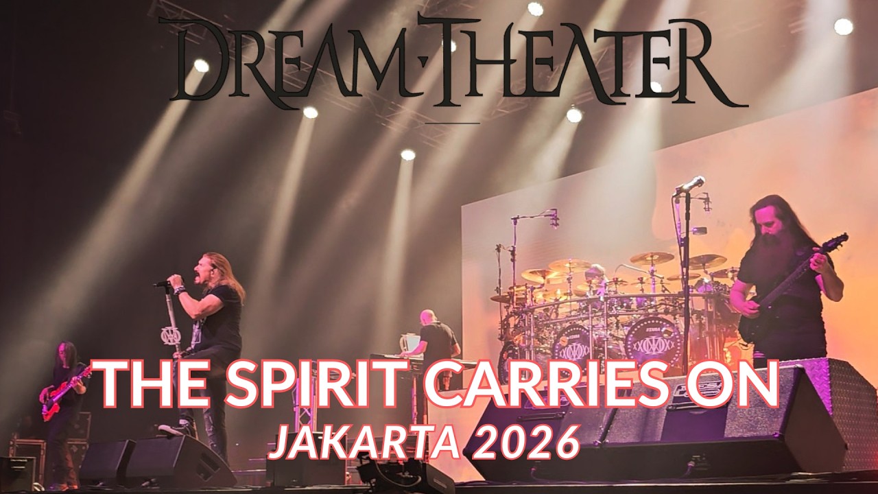 Dream Theater The Spirit Carries On - 40th Anniversary Tour Jakarta 2026 BCIS Ancol FRONT ROW!!