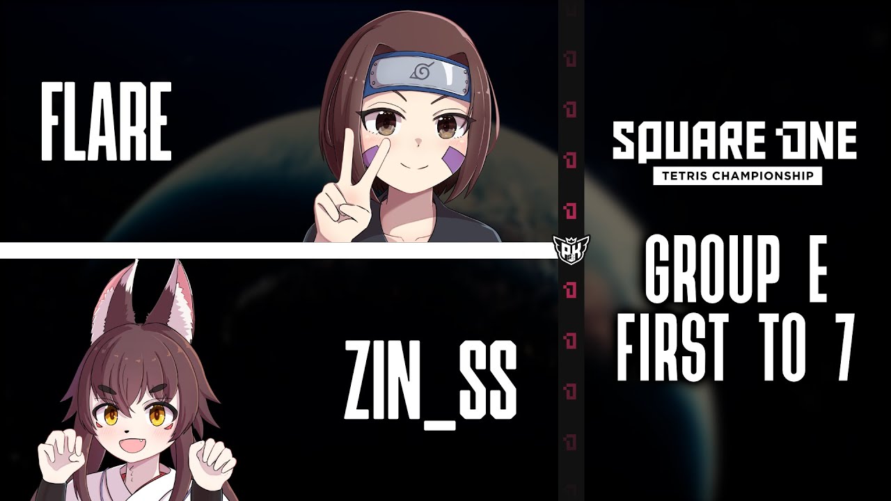 Flare vs Zin_ss - Group E - Square One Tetris Championship 2023