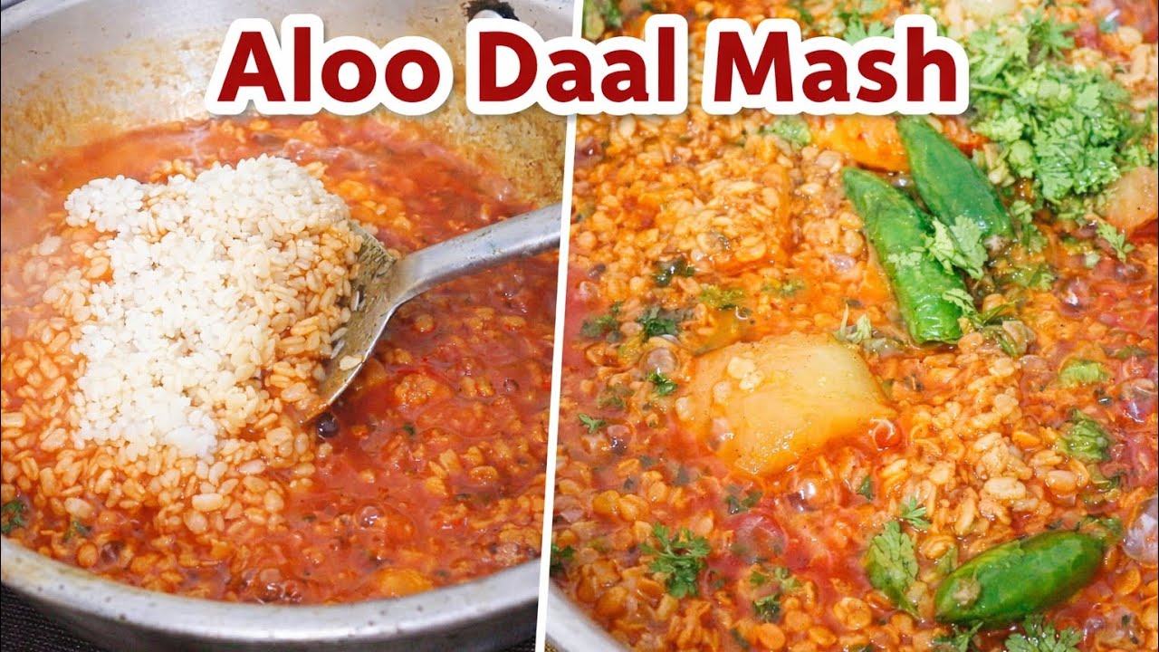دیسی آلو دال ماش 😍 آسان، سادہ اور لاجواب گھریلو ذائقہ | مکمل ریسیپی ولاگ