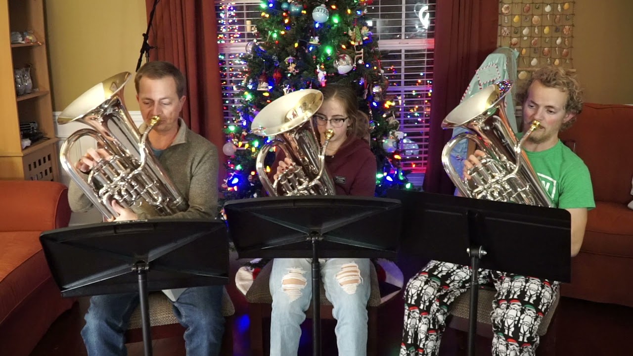 We Wish You a Merry Christmas, Centers Family Euphonium Trio