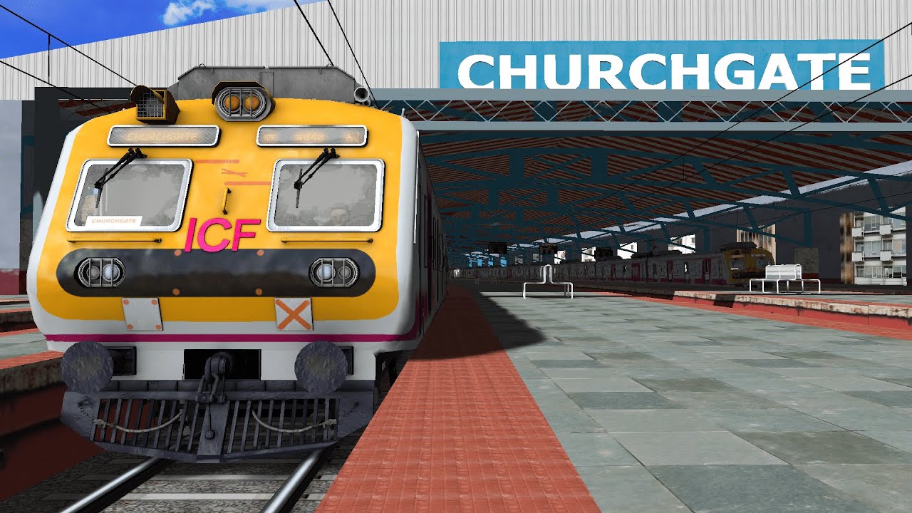 Mumbai Local Train|| Churchgate-Virar|| Journey till Dadar Part-1||IR-MSTS|| Open Rails||