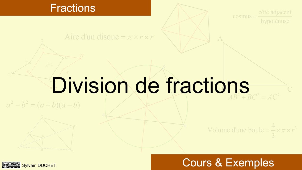 Division de fractions