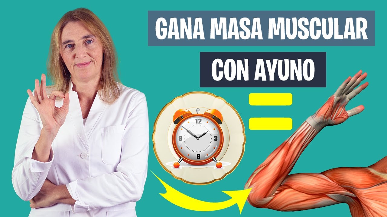 GANA MÁS MÚSCULO con el AYUNO INTERMITENTE | ¿Si ayuno perderé masa muscular? | Nutrición deportiva