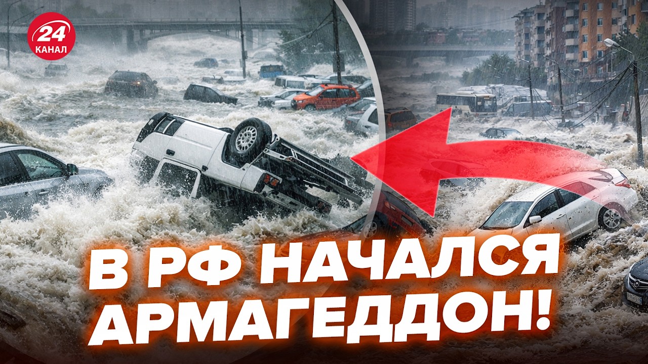 🤯В ЭТИ ЧАСЫ! Города РФ СНОСИТ ПОТОП (ВИДЕО). КАТАСТРОФА парализовала пол России. Началось НЕМЫСЛИМОЕ