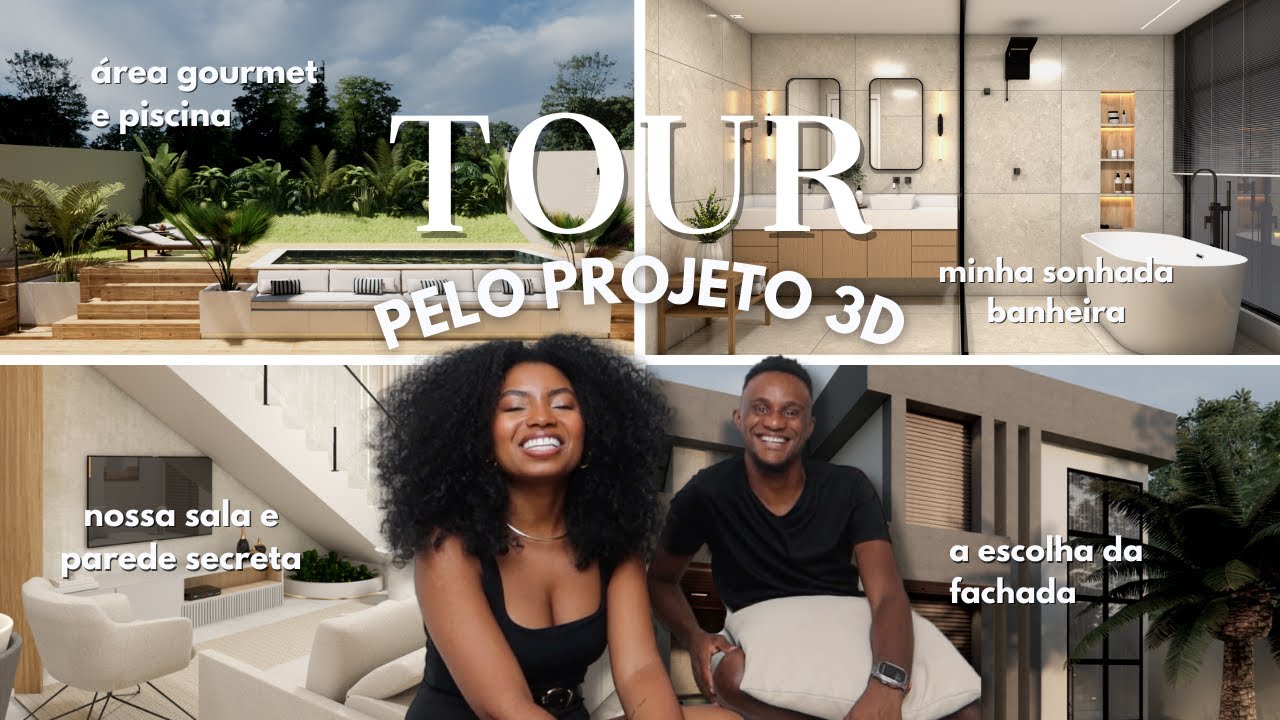 TOUR PELO PROJETO DA NOSSA CASA Diário de Obra #2 Camila Nunes