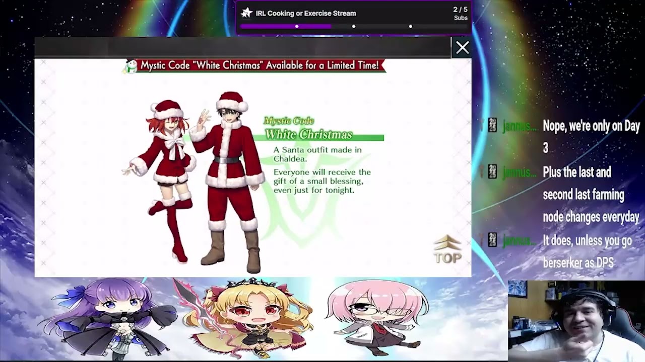 Let's Play. Fate/Grand Order. A New Santa Arrives! [Twitch VOD]
