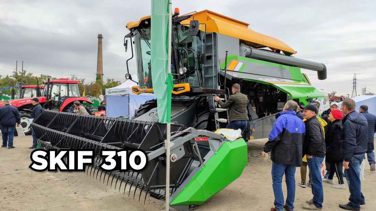 Новый флагман | Украинский комбайн SKIF-310 уже не Славутич | Расход топлива, Обзор кабины