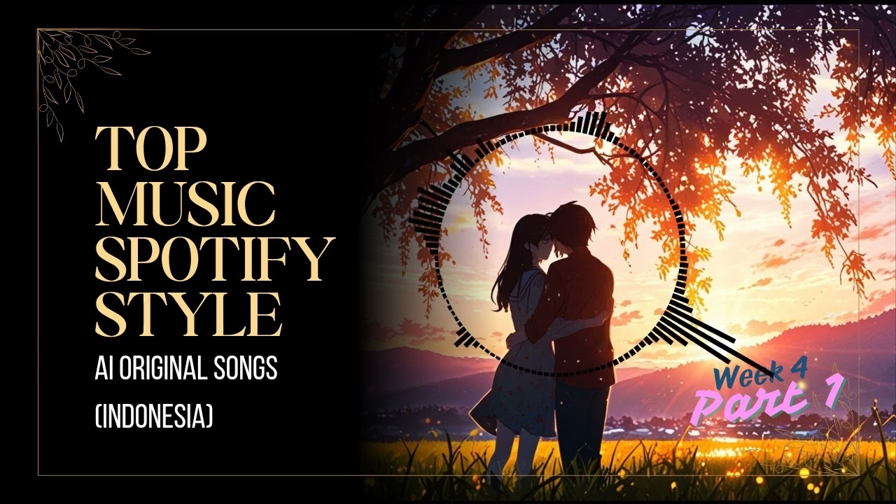 TOP MUSIC SPOTIFY STYLE AI ORIGINAL SONG (INDONESIA) WEEK 4 PART 1