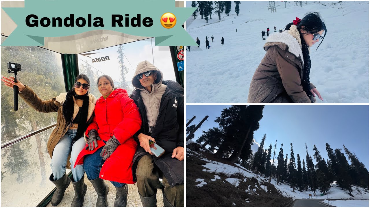 humne First Time snow fall dekha 😍 || gondola ride || Gulmarg|| alkagarwal