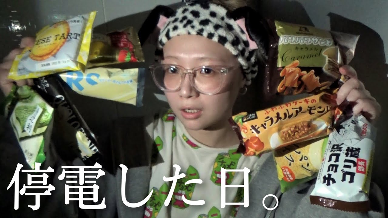 家が停電したので冷凍庫のアイスが溶ける前に全部食べ尽くしました。
