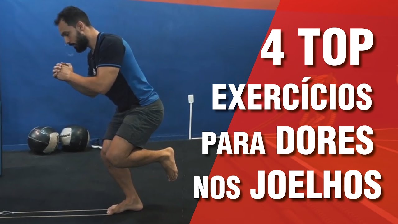 4 Top exercícios para dores nos joelhos