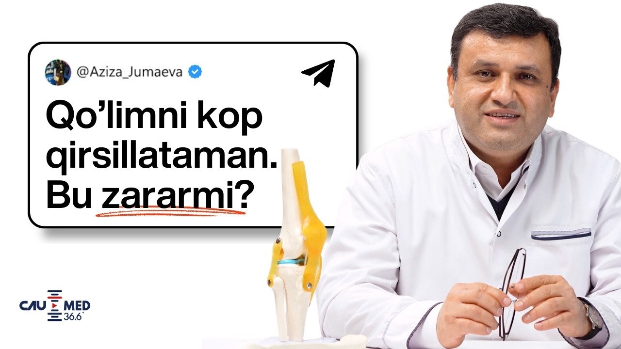 ОРТОПEД шифокор интернетдан келган саволларга жавоб беради!