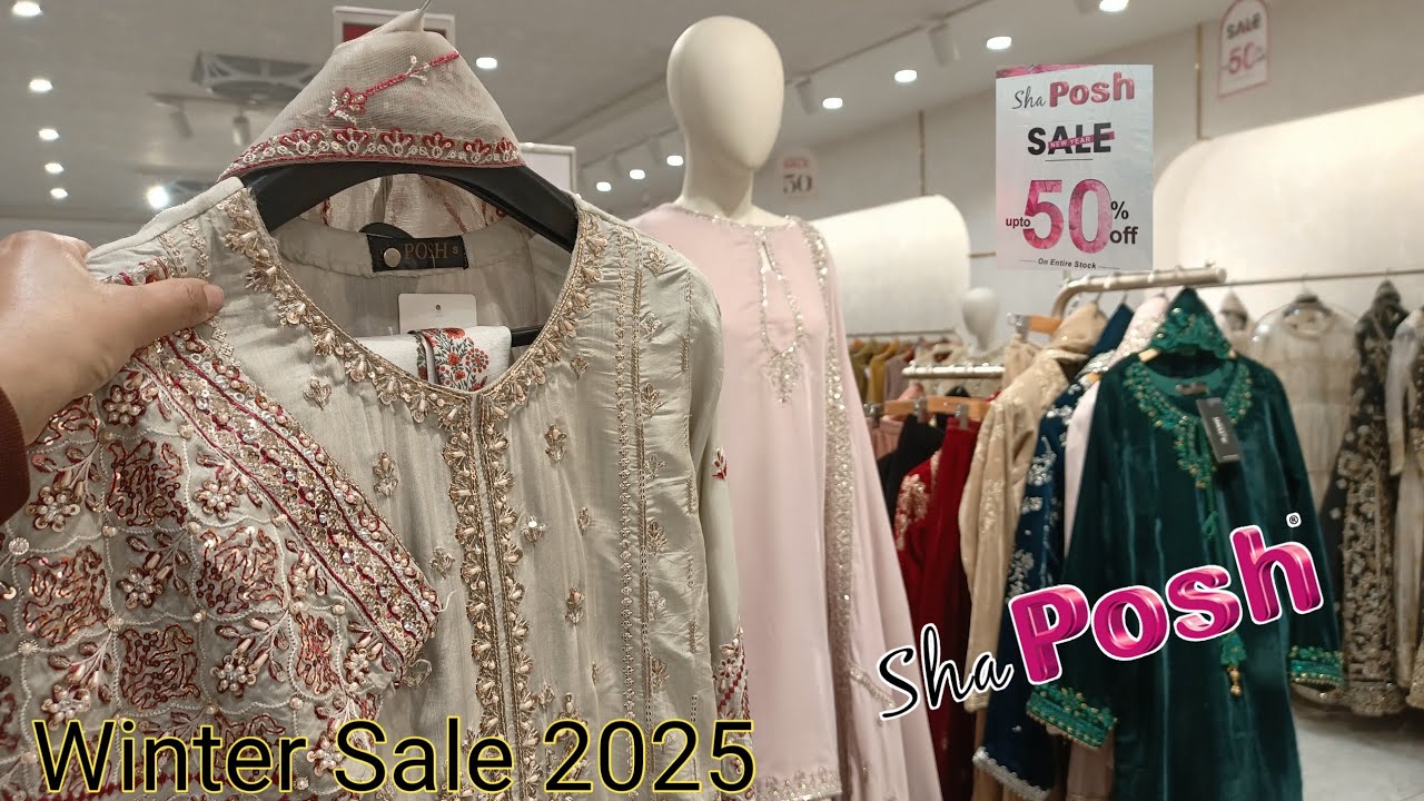 Sha Posh Sale 2025 😍 Sha Posh Fancy Collection Oh Sale 50% OFF 🔥 Sha Posh New year Sale Today ❣️