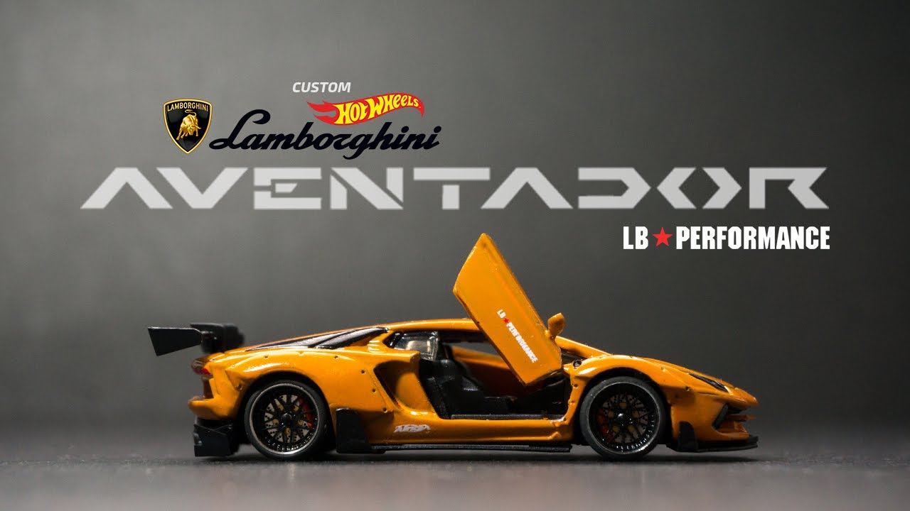 Lamborghini Aventador Liberty Walk Hot Wheels Custom