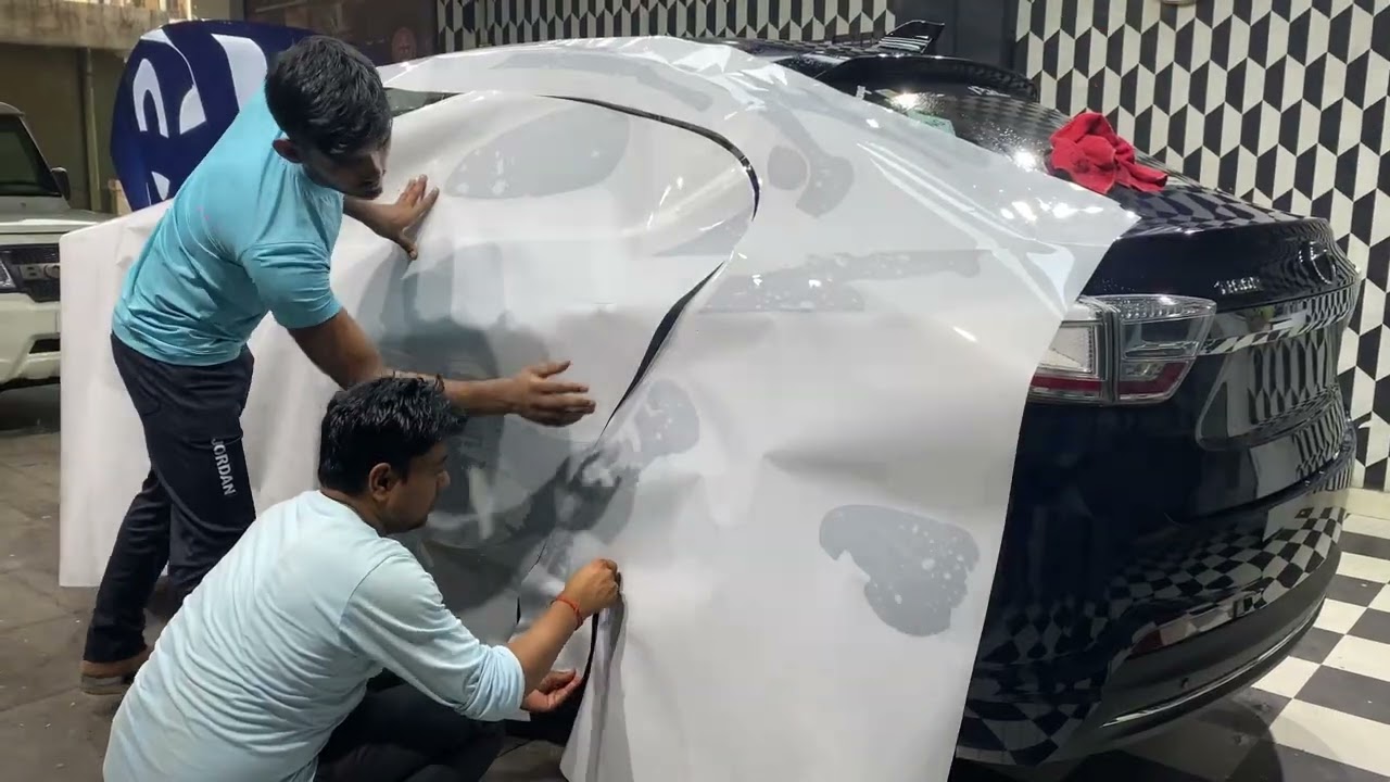 TATA TIGOR GETTING PAINT  PROTECTION FLIM | 2022 TATA TIGOR | SELF HEALING PPF | CAR DETAILING | PPF