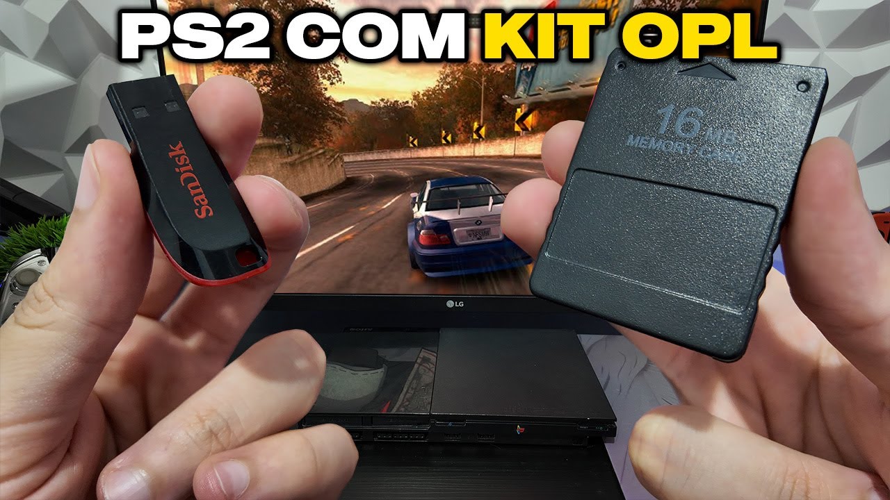 O VERDADEIRO Desbloqueio do PlayStation 2! (Kit OPL 2026)
